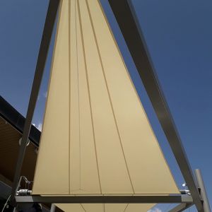A sail set installed in the Lagoh Shopping Centre.